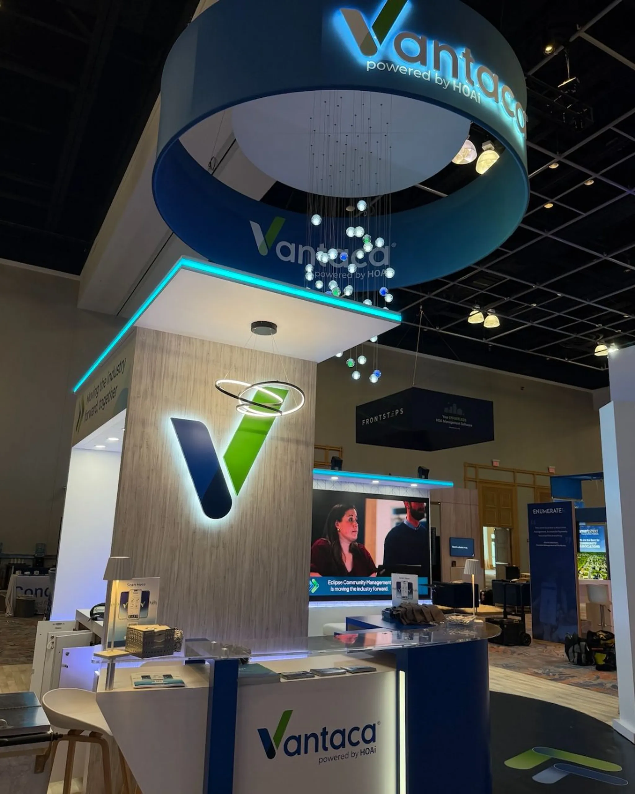 20x20 Island booth design by Exhibitus